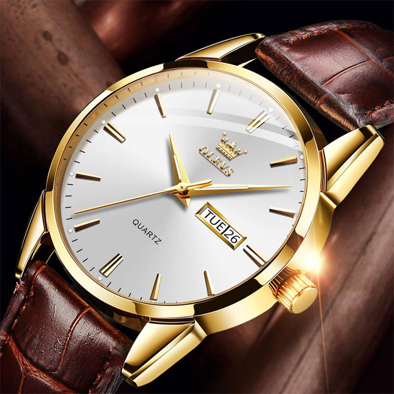 Quartz Watch Business Waterproof Men's Watch Water Proof Watch Fashion - 图片 3
