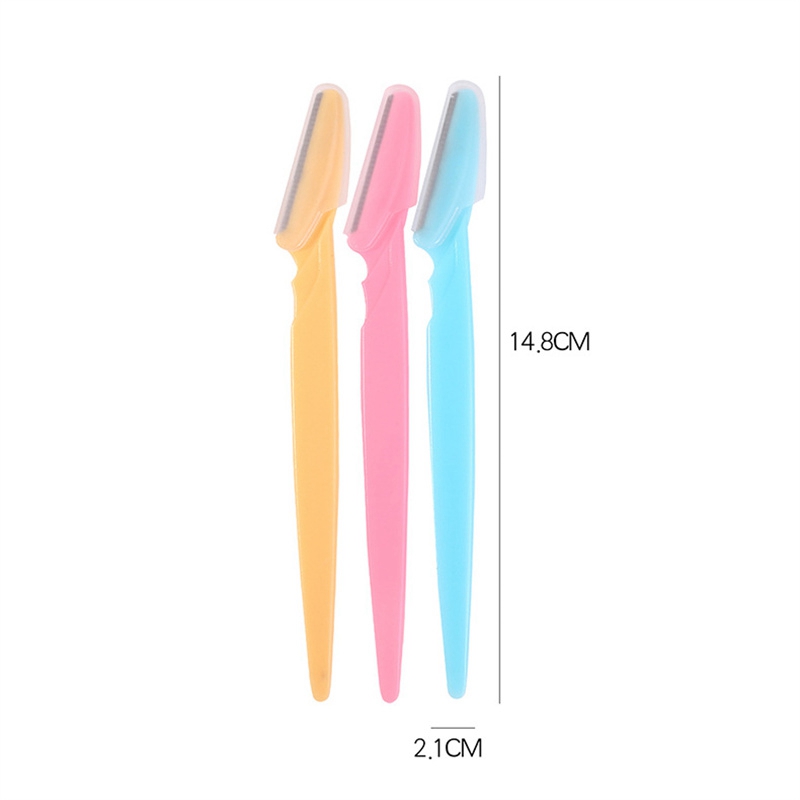 6X Face Eyebrow Shaver Trimmer Dermaplaning Shaper Razor Hair Removal Tool Women - Image 3