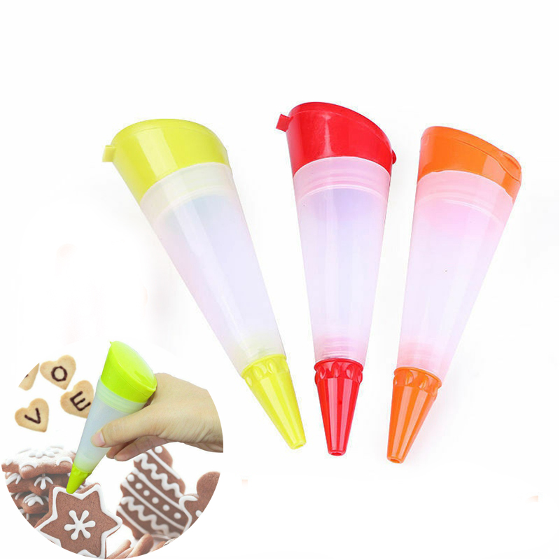 Silicone Pastry Icing Piping Utensil Nozzles Cake Fondant Tool Decorating Pen - Image 10