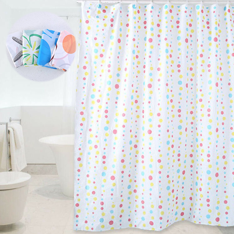 Shower Curtain Starfish Partition Waterproof Mildew PEVA Curtain For Bathroom - Image 17