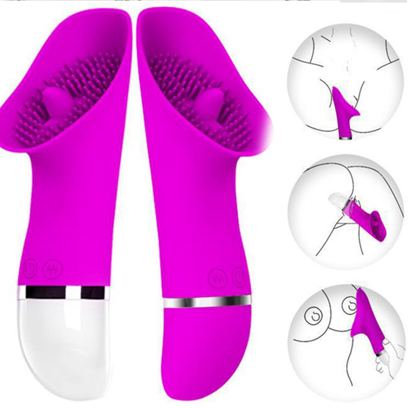 Vibrator Clitoris Tongue Clitoral Stimulation Dildo 30 Mode Silicone Sex Toy - 图片 11