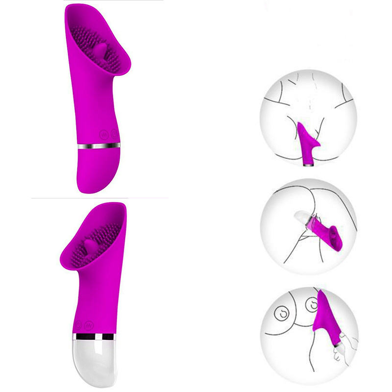 Vibrator Clitoris Tongue Clitoral Stimulation Dildo 30 Mode Silicone Sex Toy - 图片 14