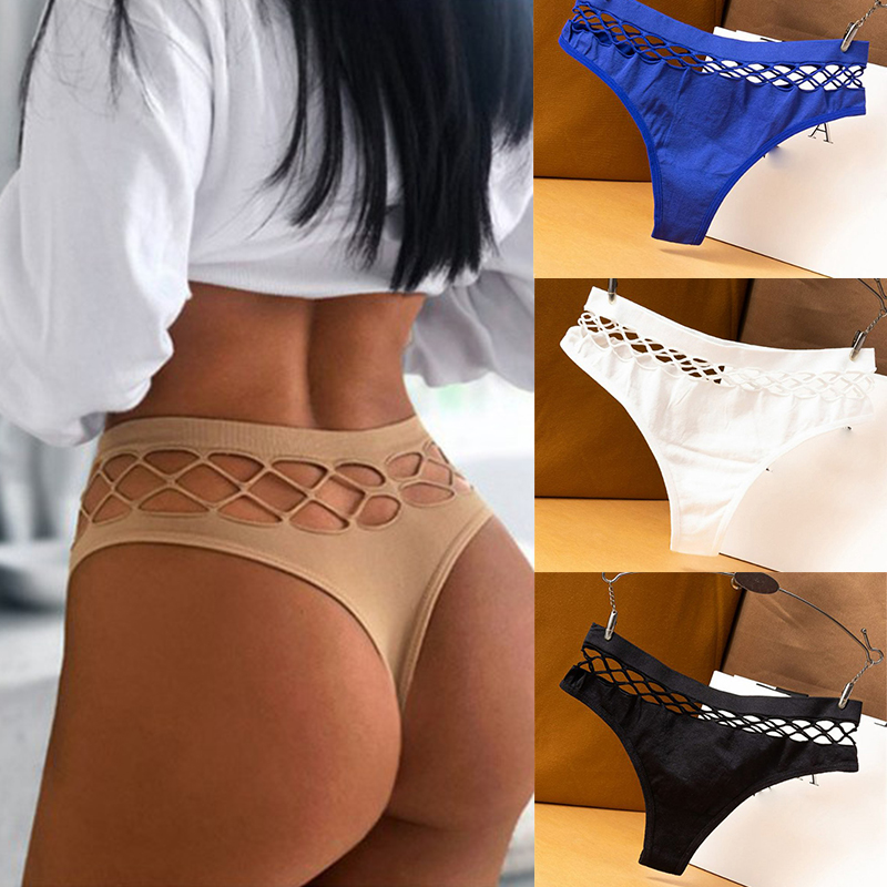 Sexy Mesh Lace Knickers Thong Panties G-string Women Lingerie Underwear Brief - 图片 14