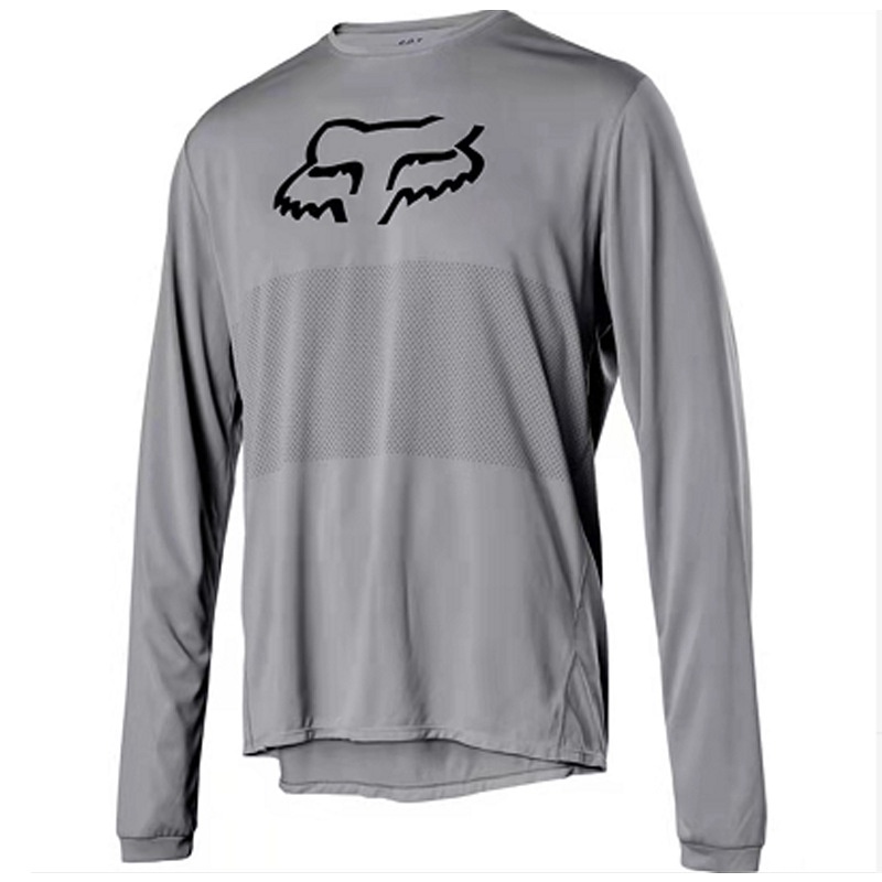 New Men's FOX Cycling Jersey DH MTB Off Road Racing Clothing Long sleeve tops - 图片 5