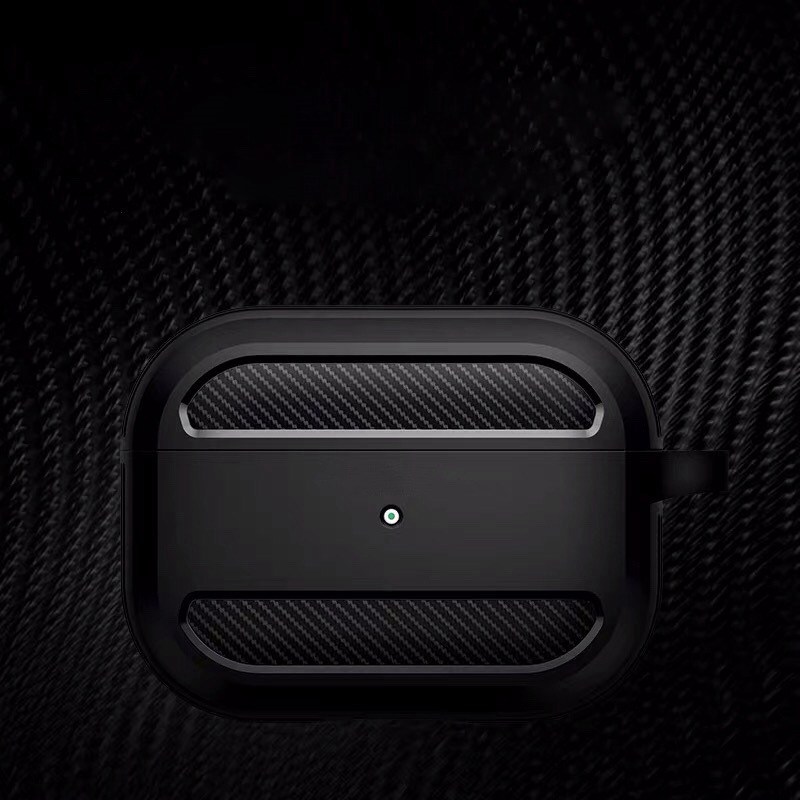 Protective Carbon Fibre Apple Airpod Case Key TPU Cover Skin for Airpods 1 2 PRO - Image 4