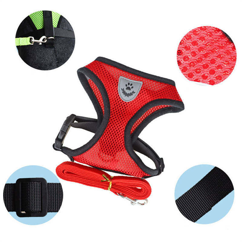 Dog Rope Pet Harness Dog Collar Outing Vest Dog Walking Artifact Dog Hand Holding Rope - 图片 4