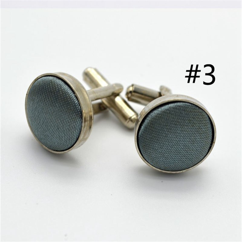 Mens Cufflinks Solid Wedding Dress Shirt Cuff Links - Image 4