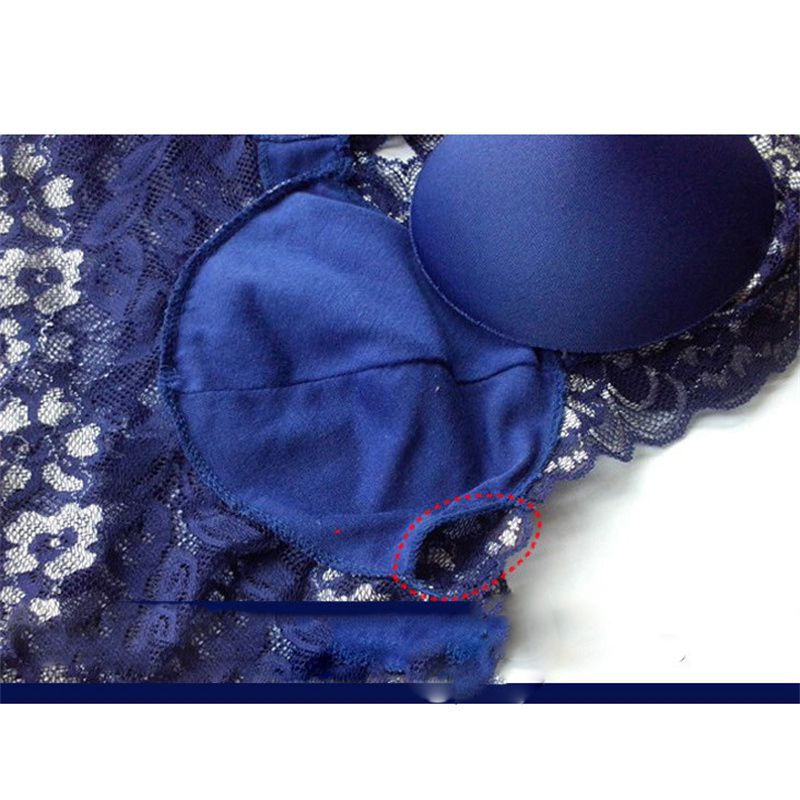 Sexy Bra Breathable Comfortable Full Lace Binding Sleep Underwear Women's Vest-Style Wireless Sports Bra - 图片 4