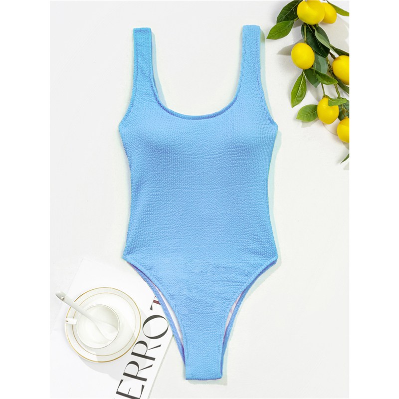 2024 Sexy Women One Piece Swimsuit Swimwear Female Solid Push Up Thong Bather Bathing Suit Monokini Brazilian Swimming Suits - Image 5