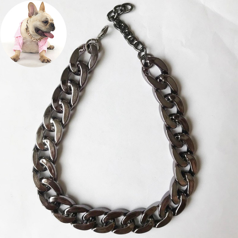 Gold/Silver/Rose Gold/Black Necklace Collar Pet Choke Chain Small Cat Dog Bulldog Puppy Teddy V - Image 20