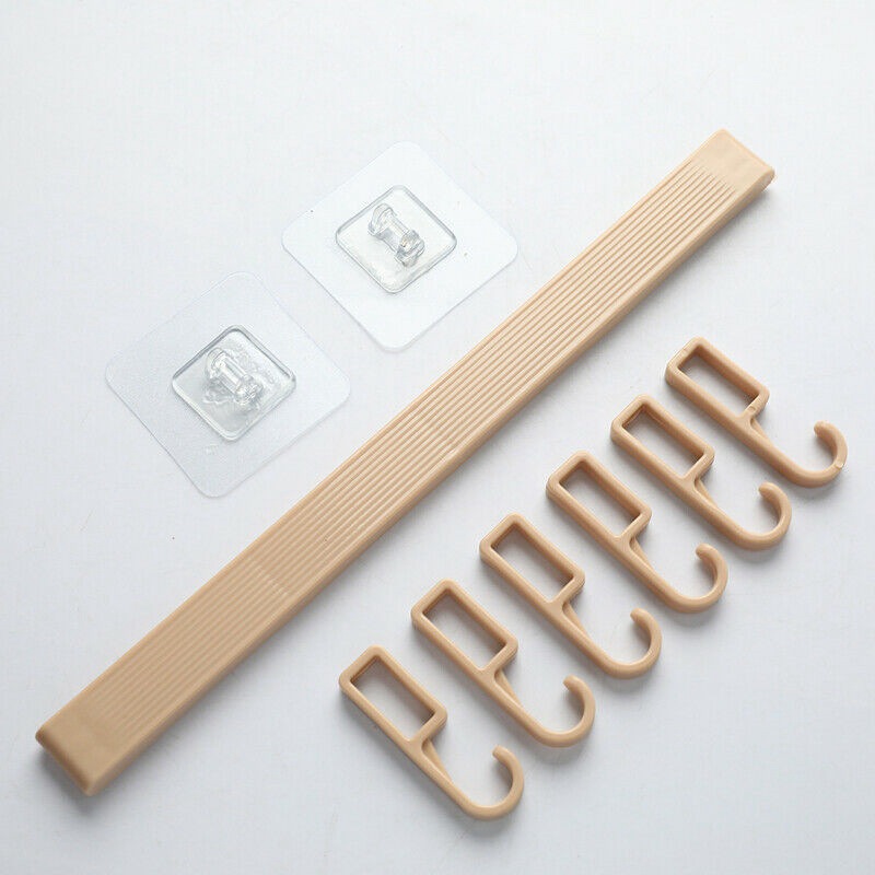 Multifunction Kitchen Storage Hook Holder 6 Hooks Wall Door Holder Hanger Rack For Spoon Scoop Bathroom Kitchen Organizer - Image 5