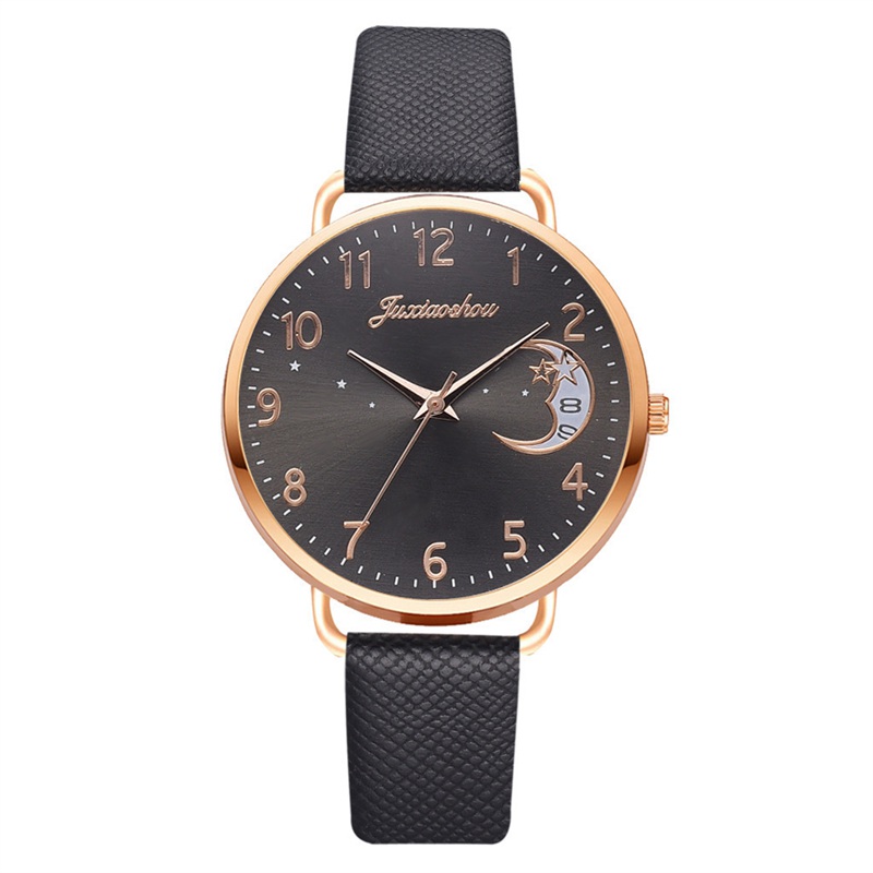 Ladies Womens Watch+Bracelet Fashion Leather Strap Quartz Wristwatch Xmas Gift - 图片 10