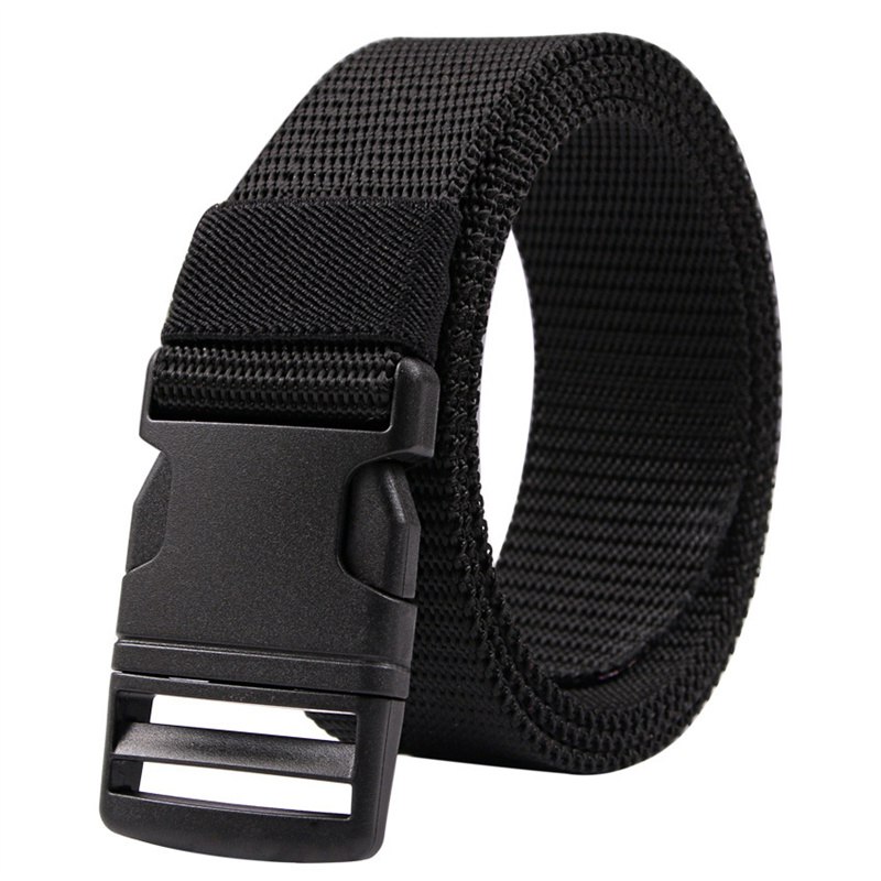 Quick Release Work Buckle Tactical Men Army Webbing Nylon Military Waist Belt - Image 5