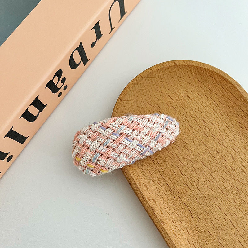 Pink Sweet Girl Barrettes Woolen Side Clip Bang Clip Bb Clip Hairpin Hair Accessory Fashion - 图片 21