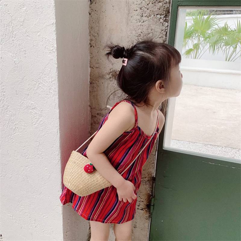 Girls Baby Summer Dress Sleeveless Floral Colorful Spotty Cotton Strappy NEW - 图片 9