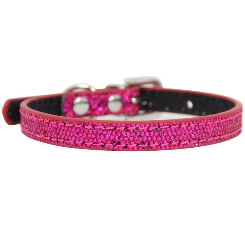 Hot Sale Super Shining Diamond Rhinestone Cat Collar Puppy Baby Dog Cat Collar Leather Strap Kitten Accessories Puppy Collar - Image 8