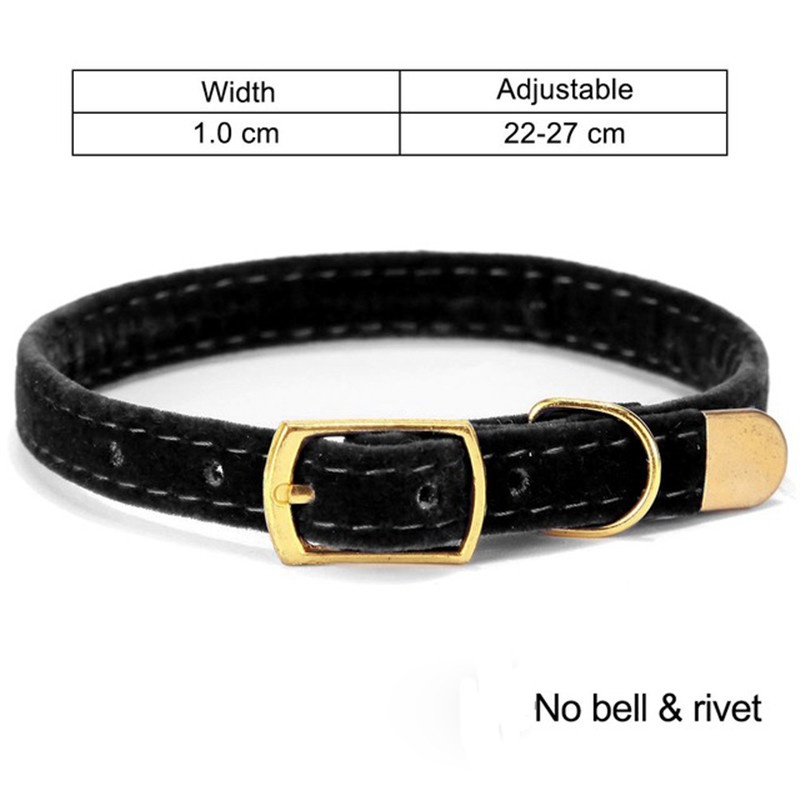 Cat Collar With Bell Safety Cat Collars Puppy Dog Collar For Cats Small Dogs Kittens Solid Pet Collar Chihuahua Products YS0032 - 图片 6