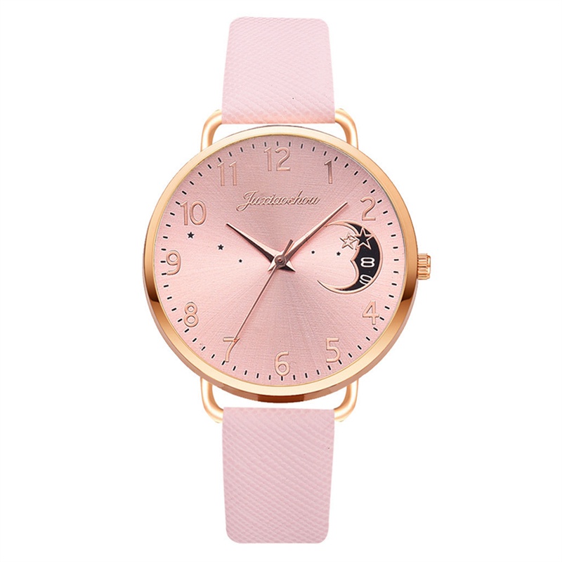 Ladies Womens Watch+Bracelet Fashion Leather Strap Quartz Wristwatch Xmas Gift - 图片 11