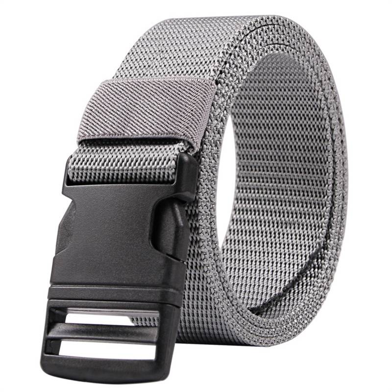 Quick Release Work Buckle Tactical Men Army Webbing Nylon Military Waist Belt - Image 6