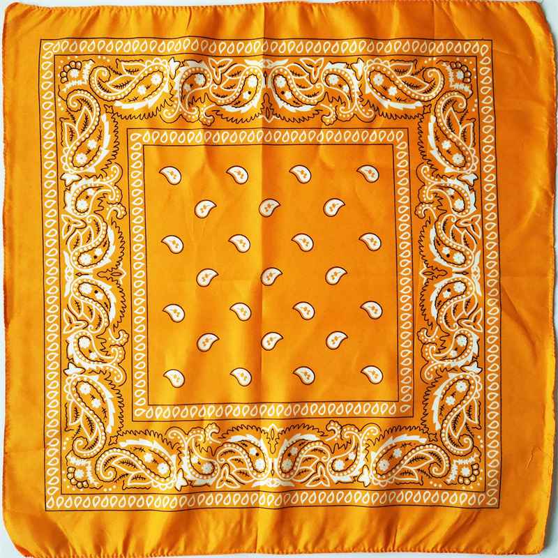 3PC Polyester Paisley Large Kerchief Amoeba Paisley Hip Hop Square Towel Street Dance Cycling Headscarf Multicolor - 图片 7