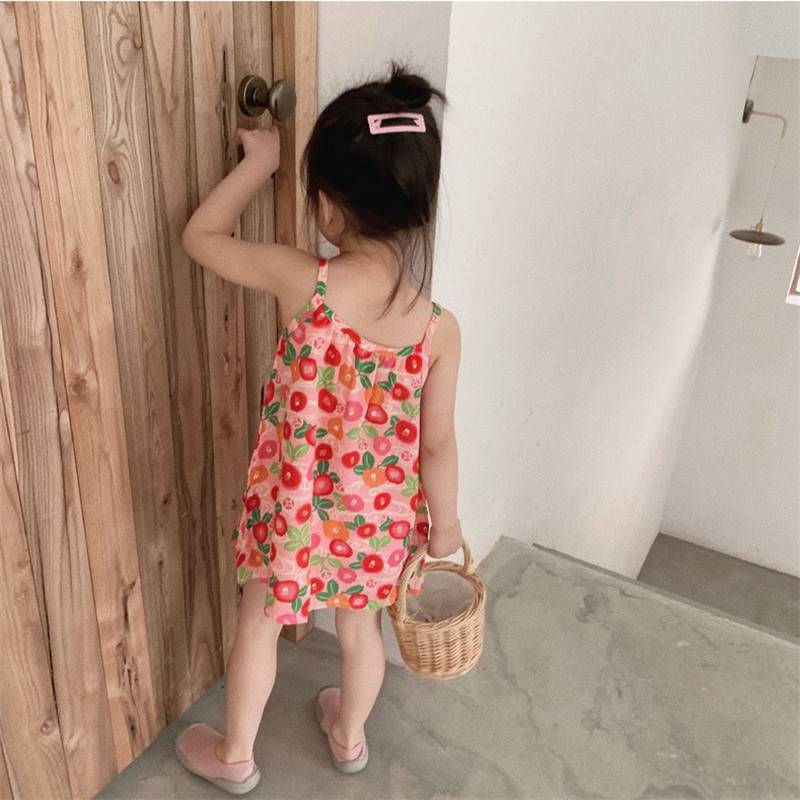Girls Baby Summer Dress Sleeveless Floral Colorful Spotty Cotton Strappy NEW - 图片 10