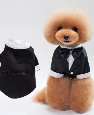 Pet Clothes Pet Suit Wedding Pet Dress Swallowtail Dog Clothes Fashion