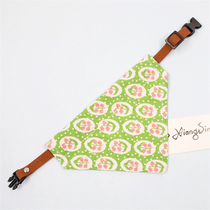Handmade Dog Bandana Slide on Collar Neckerchief Scarf Present Pet scarf - Image 12