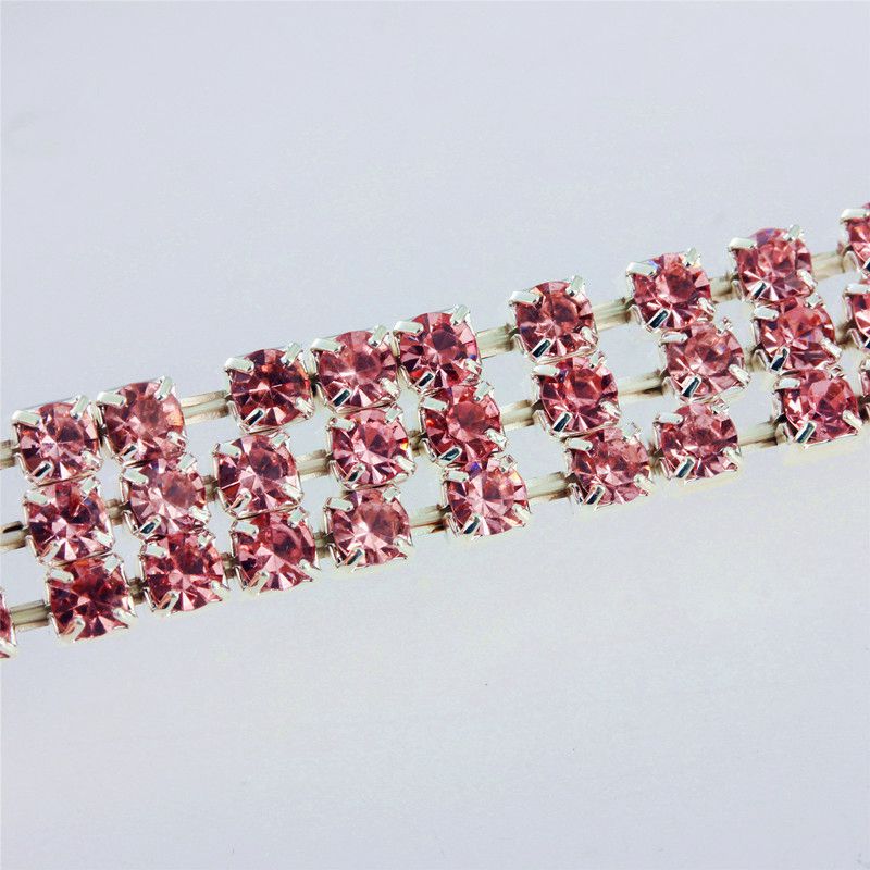Crystal Diamante Bling Dog Cat Puppy Collar Small Pet Rhinestone Safety Band - Image 15