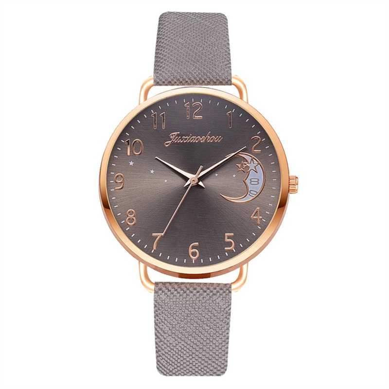 Ladies Womens Watch+Bracelet Fashion Leather Strap Quartz Wristwatch Xmas Gift - 图片 12