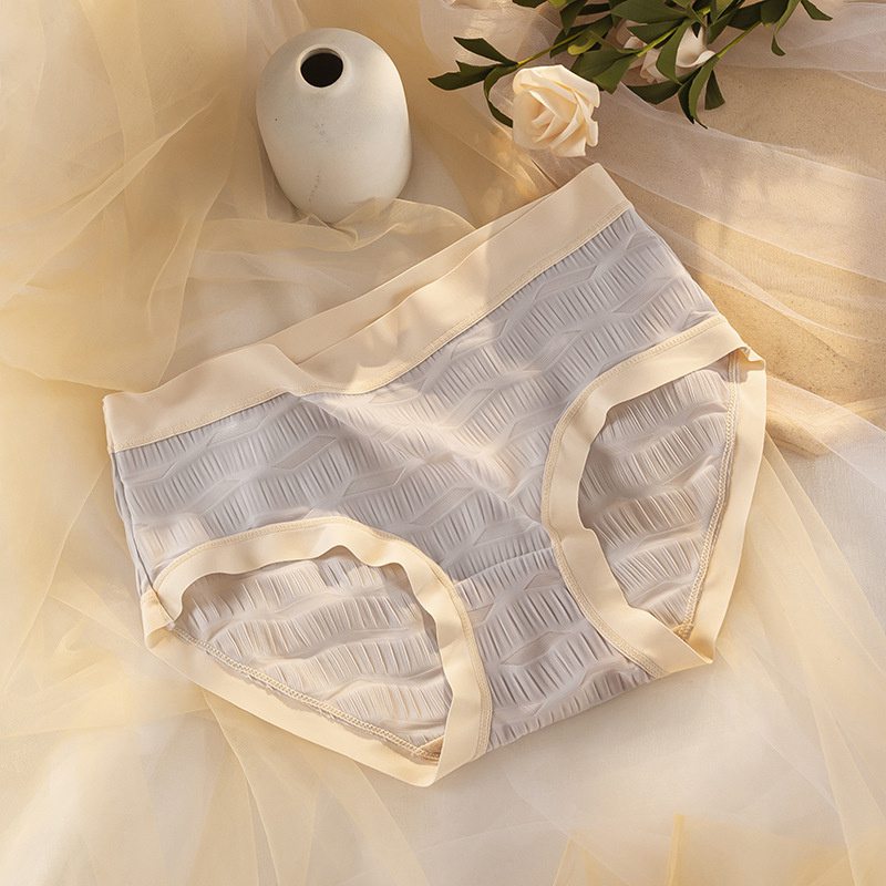 Large Size Underwear Lady Sexy Japanese Graphene Crotch Cloth Breathable Mid Waist Hip Lift Body Shaping Girls' Briefs Women - 图片 7