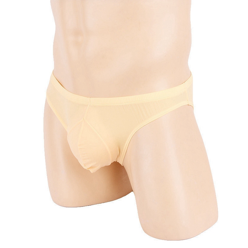 Sexy Men Ice Silk Briefs Lingerie Underwear Bulge Pouch Bikini Panties - 图片 7