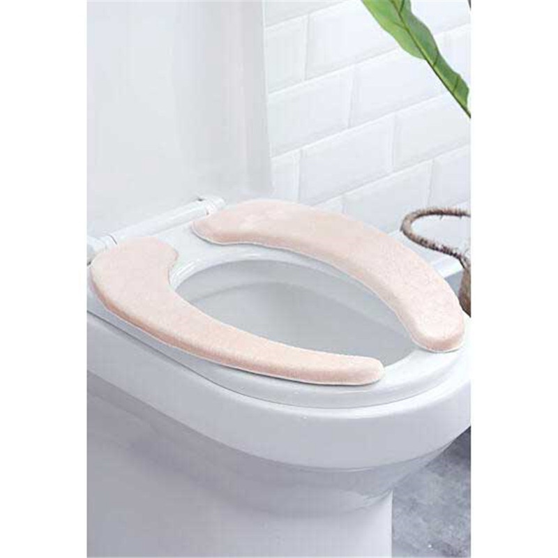Bathroom Toilet Seat Washable Soft Warmer Mat Cover Pad Cushion Cover Warm - 图片 8