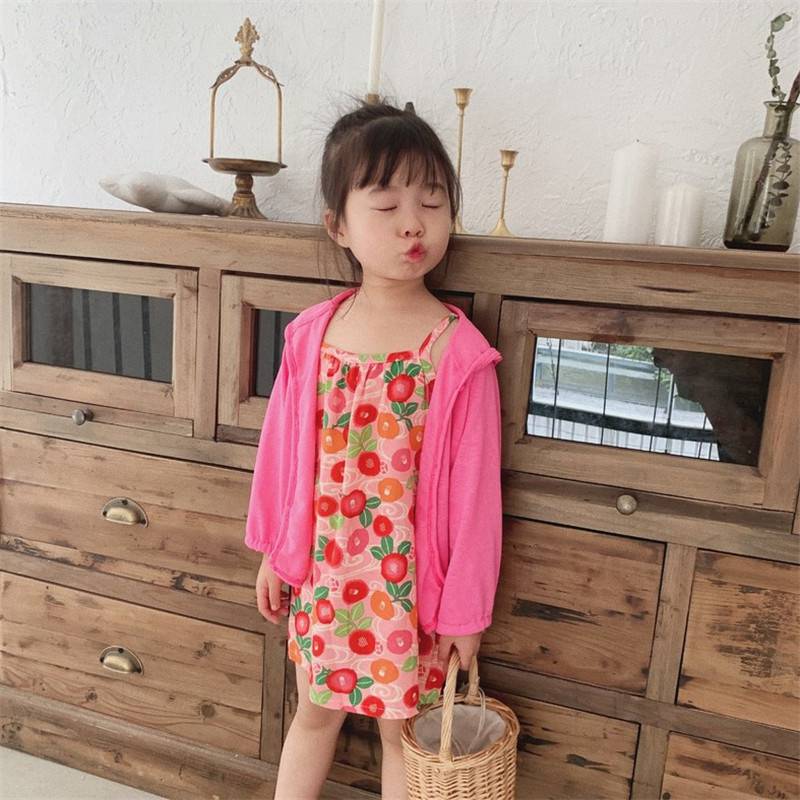 Girls Baby Summer Dress Sleeveless Floral Colorful Spotty Cotton Strappy NEW - 图片 11
