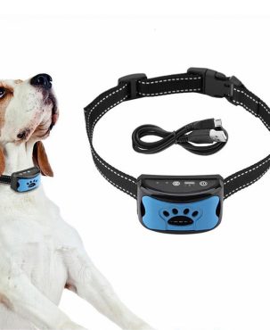 Pet Dog Anti Barking Device USB Electric Ultrasonic Dogs Training Collar Dog Stop Barking Vibration Anti Bark Collar Dropship