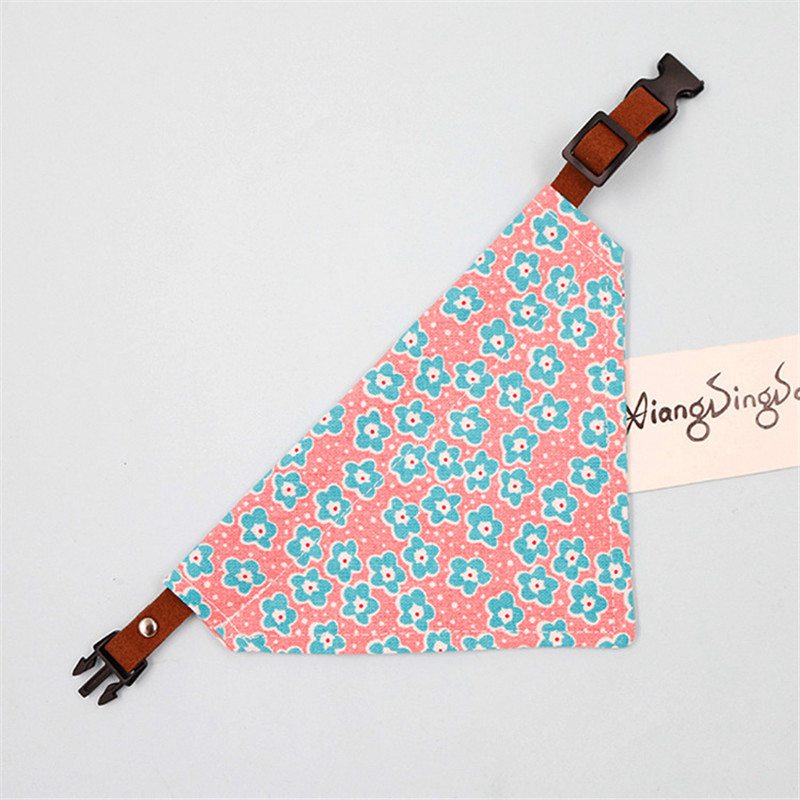 Handmade Dog Bandana Slide on Collar Neckerchief Scarf Present Pet scarf - Image 13