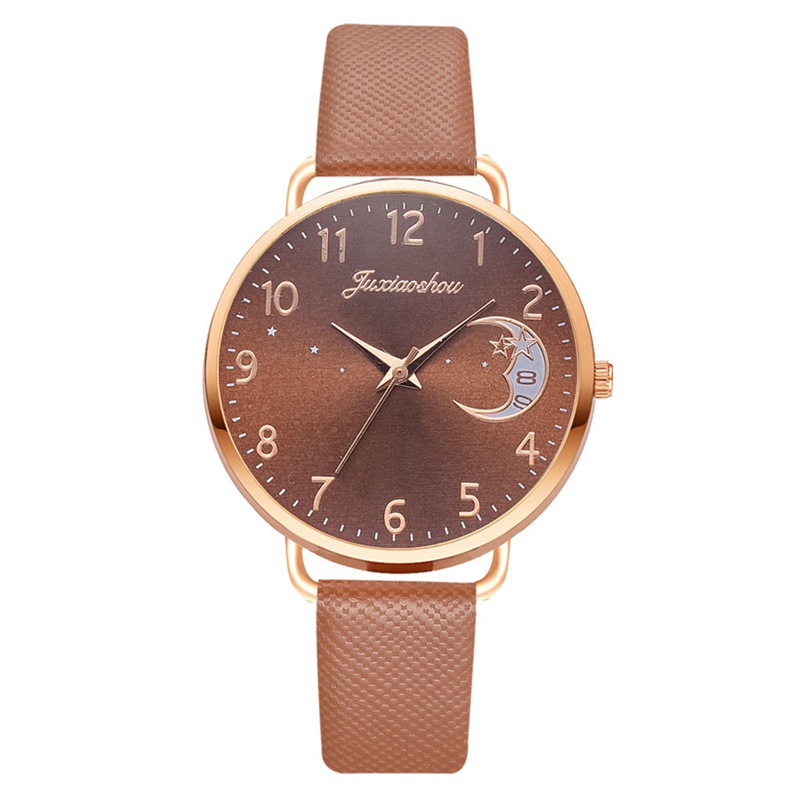 Ladies Womens Watch+Bracelet Fashion Leather Strap Quartz Wristwatch Xmas Gift - 图片 13