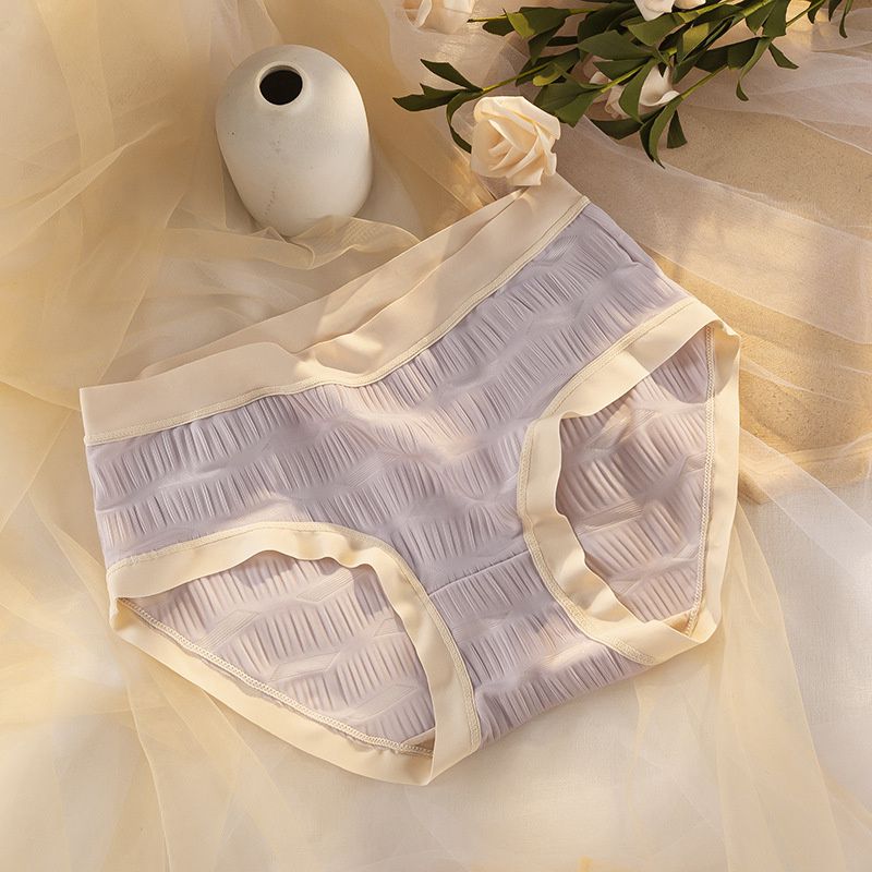 Large Size Underwear Lady Sexy Japanese Graphene Crotch Cloth Breathable Mid Waist Hip Lift Body Shaping Girls' Briefs Women - 图片 8