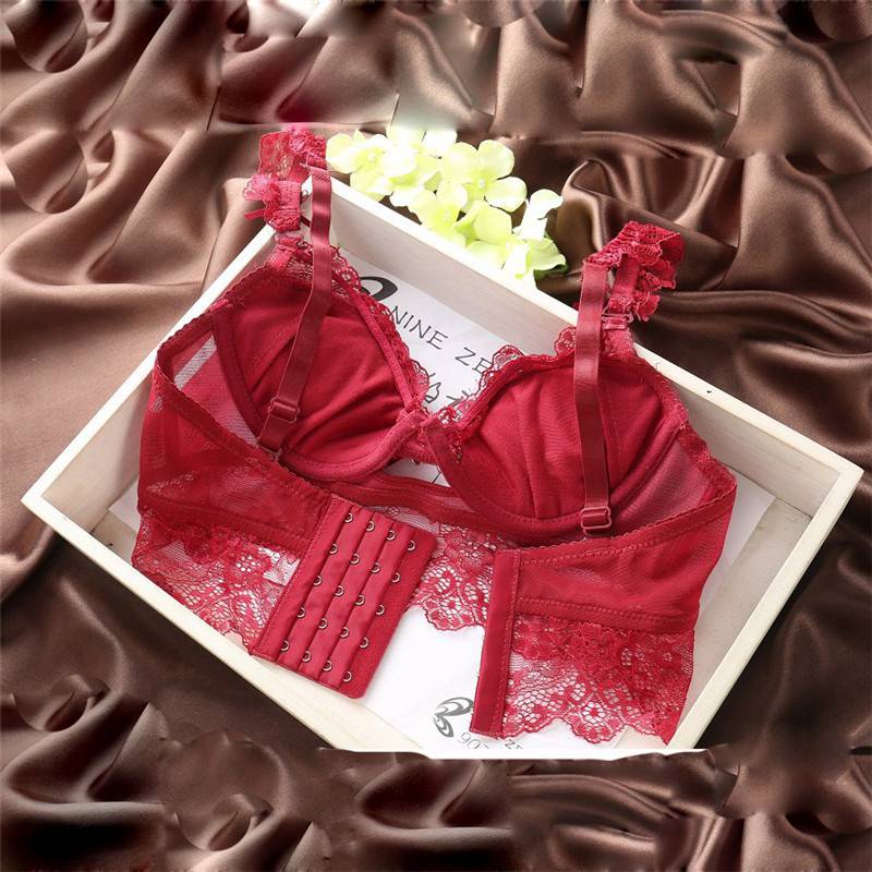 WOMEN UNDERWEAR SEXY LACE PUSH UP LINGERIE BRA SET KNICKERS BRIEFS 32-38B - 图片 19