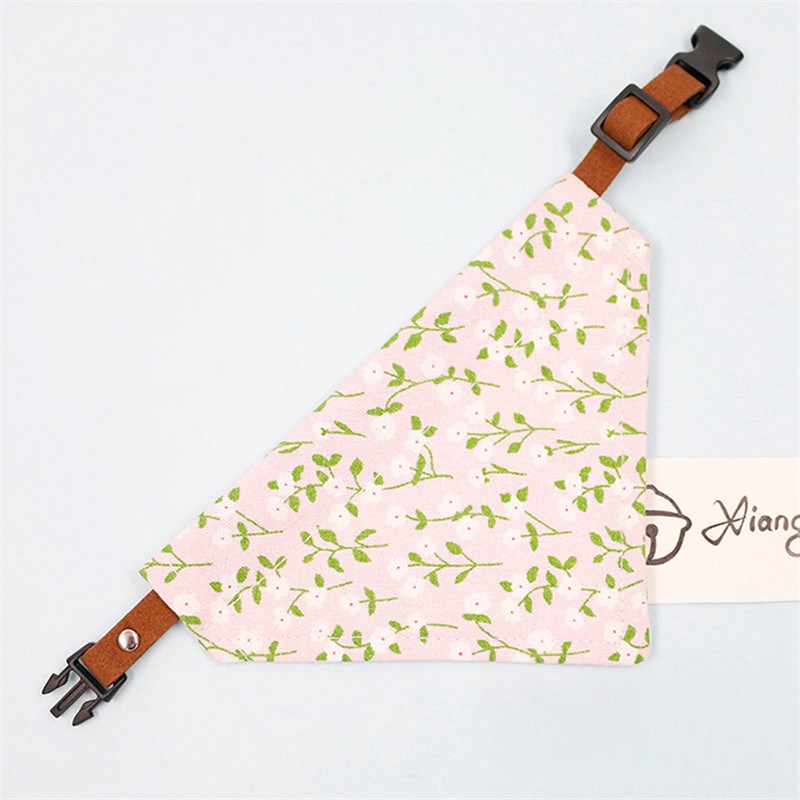 Handmade Dog Bandana Slide on Collar Neckerchief Scarf Present Pet scarf - Image 14