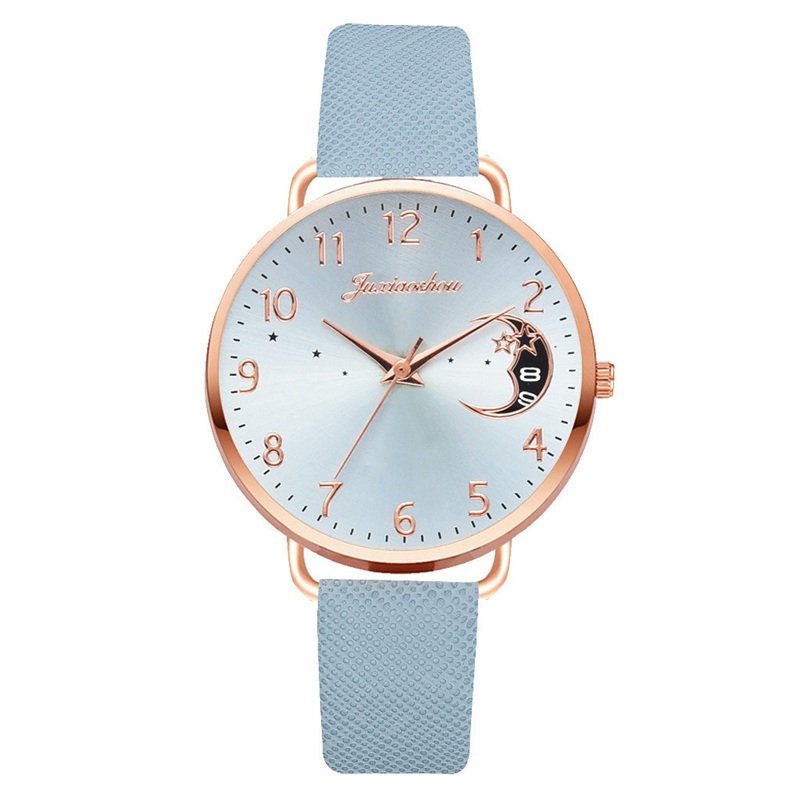Ladies Womens Watch+Bracelet Fashion Leather Strap Quartz Wristwatch Xmas Gift - 图片 14