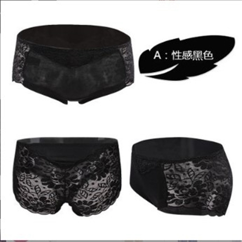 Women's Cotton Underwear Panties Sexy Lace Mid-Waist Hollow Female Briefs Hip Lift Underpants For Lady Plus Size Lingerie - 图片 10
