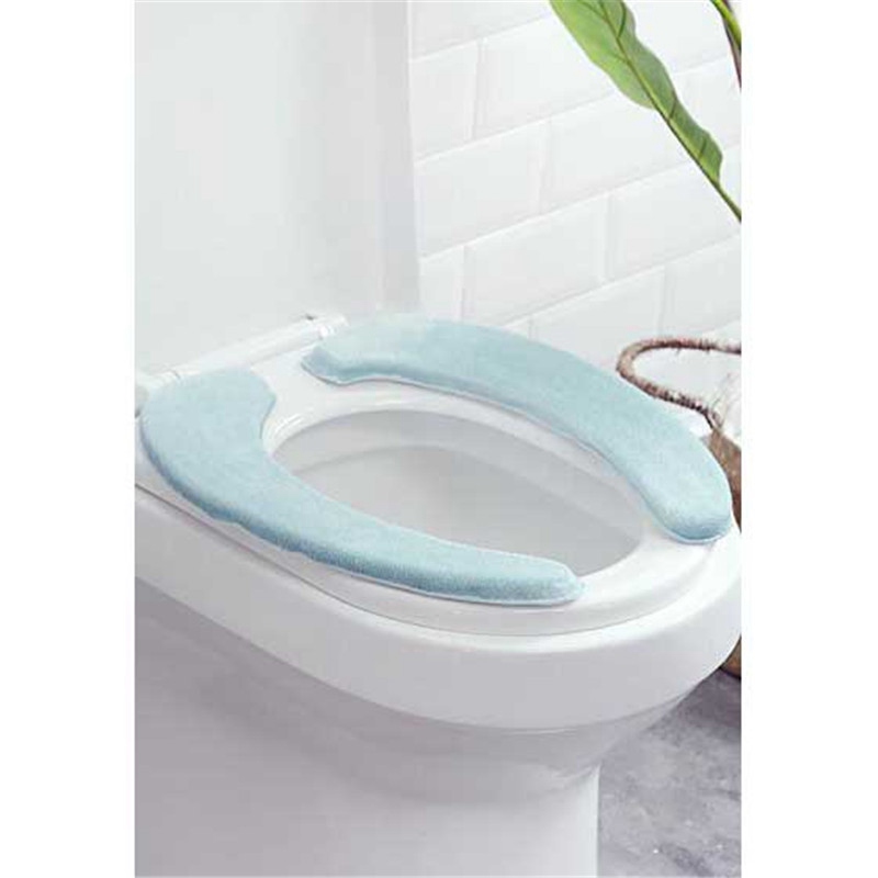 Bathroom Toilet Seat Washable Soft Warmer Mat Cover Pad Cushion Cover Warm - 图片 9