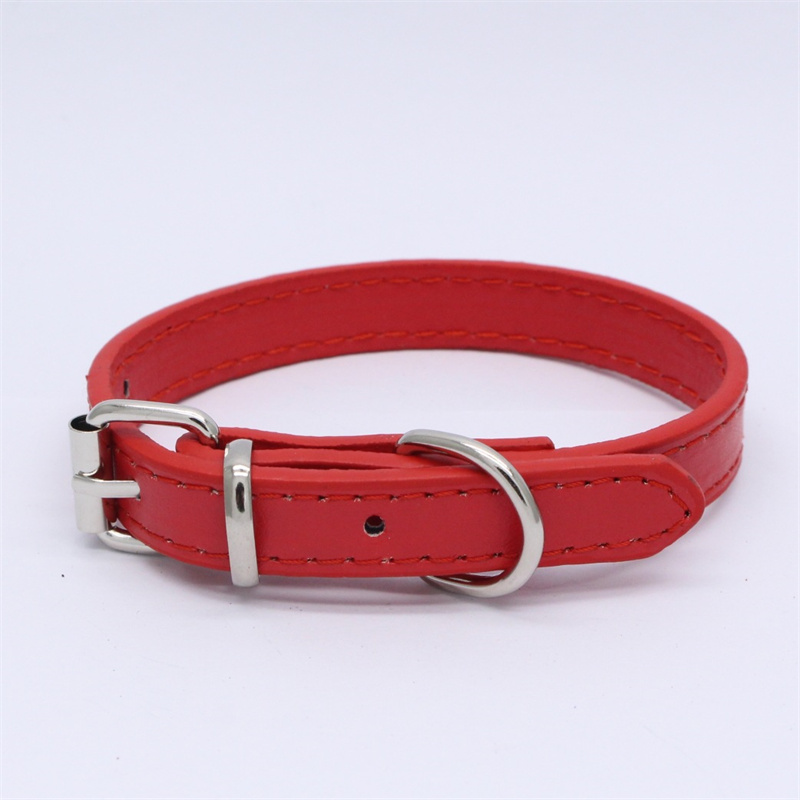 Cross-Border Solid Color Pet Collar Alloy Pipe Buckle Dog Harness Microfiber Bottom Soft and Comfortable Kitten Puppy Collar - Image 10