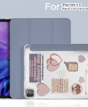 2021 iPad Case For Pro 11 M1 For 2019 2020 10.2 7/8th Generation Cover 2018 iPad 9.7 5/6th Mini 45 Air 4 10.5 10.9 Pencil cases