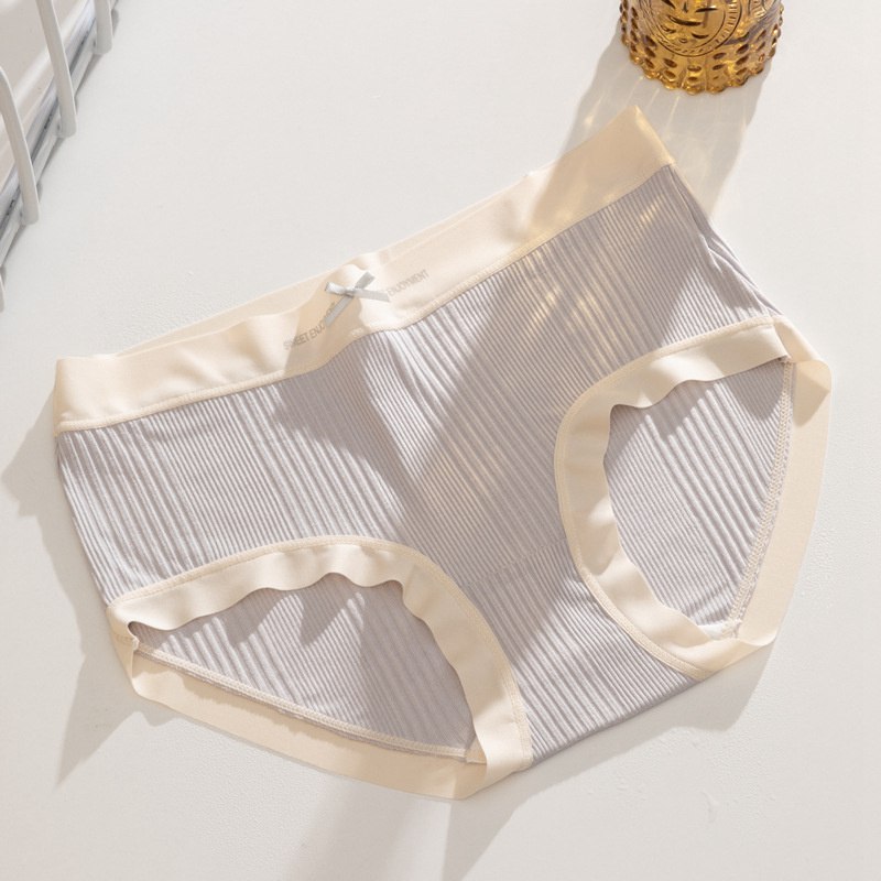 Large Size Underwear Lady Sexy Japanese Graphene Crotch Cloth Breathable Mid Waist Hip Lift Body Shaping Girls' Briefs Women - 图片 10
