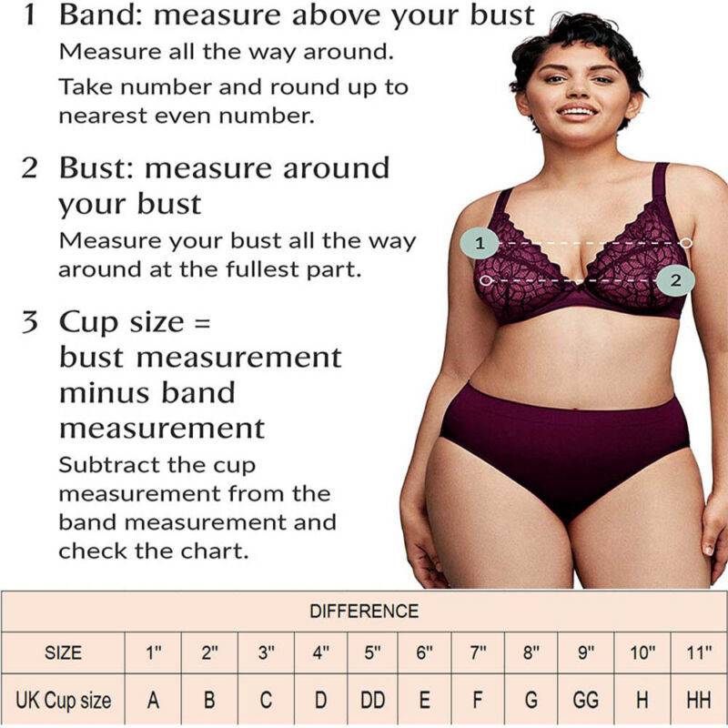 Sexy Women Push Up Bra Set Floral Lace Lingerie Bra & Thong Ladies Underwear BC - 图片 12