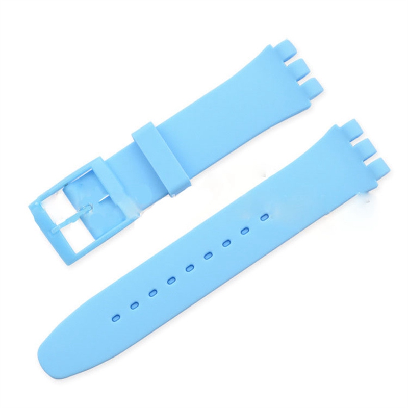 Substitute Swatch Swatch Strap Silicone Watch Strap Accessories 12mm16mm17mm19mm20mm Multi-Color - 图片 11