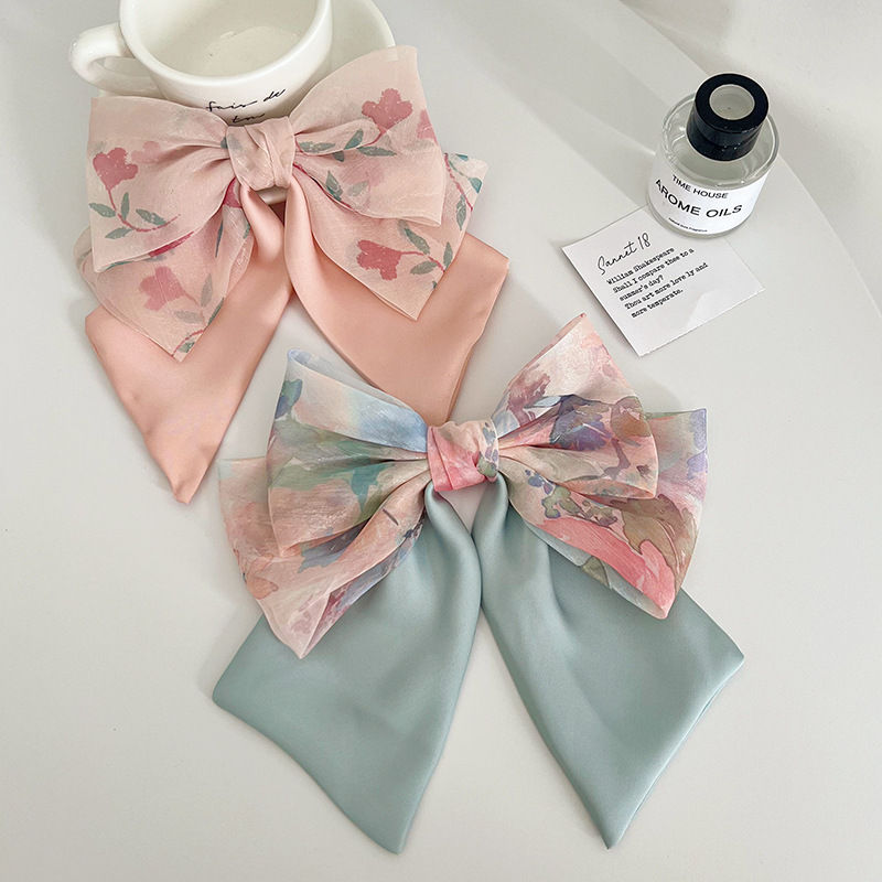 Bow Barrettes Hair Clip Spring Clip Diy Hairpin Head Clip Hairpin Hair Accessories - 图片 8