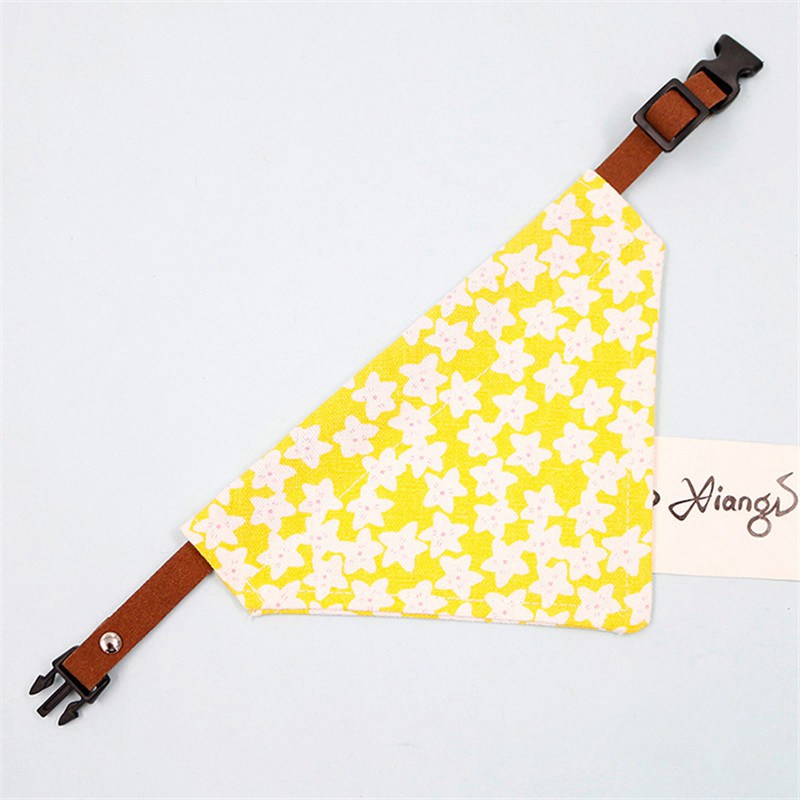 Handmade Dog Bandana Slide on Collar Neckerchief Scarf Present Pet scarf - Image 16