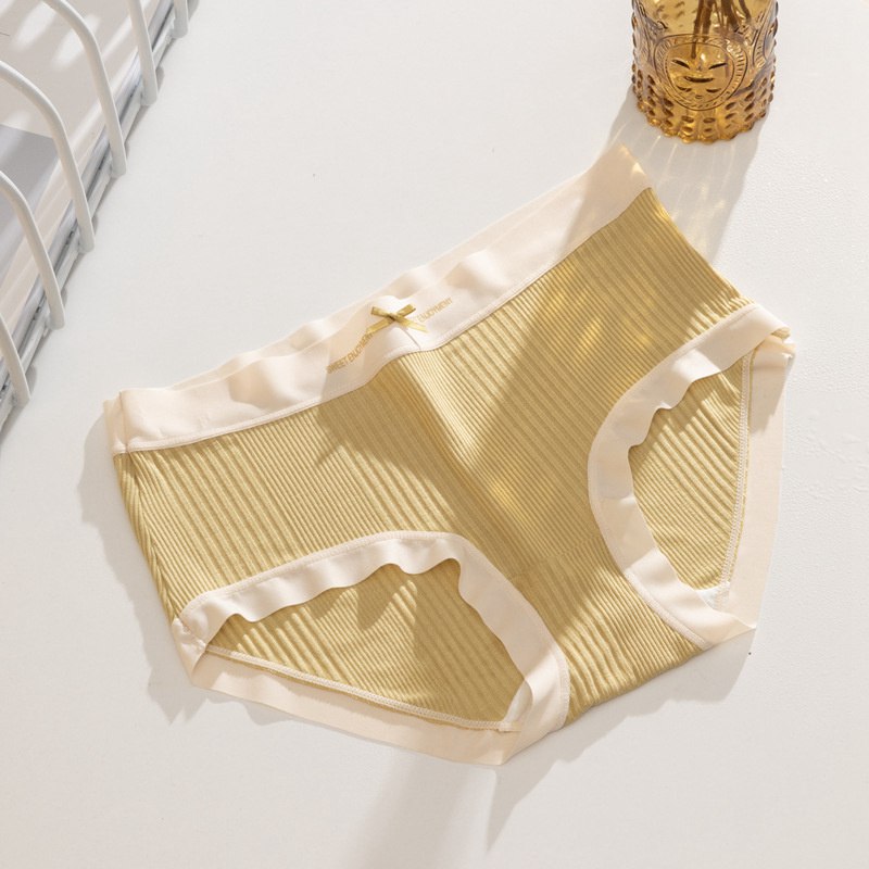 Large Size Underwear Lady Sexy Japanese Graphene Crotch Cloth Breathable Mid Waist Hip Lift Body Shaping Girls' Briefs Women - 图片 11